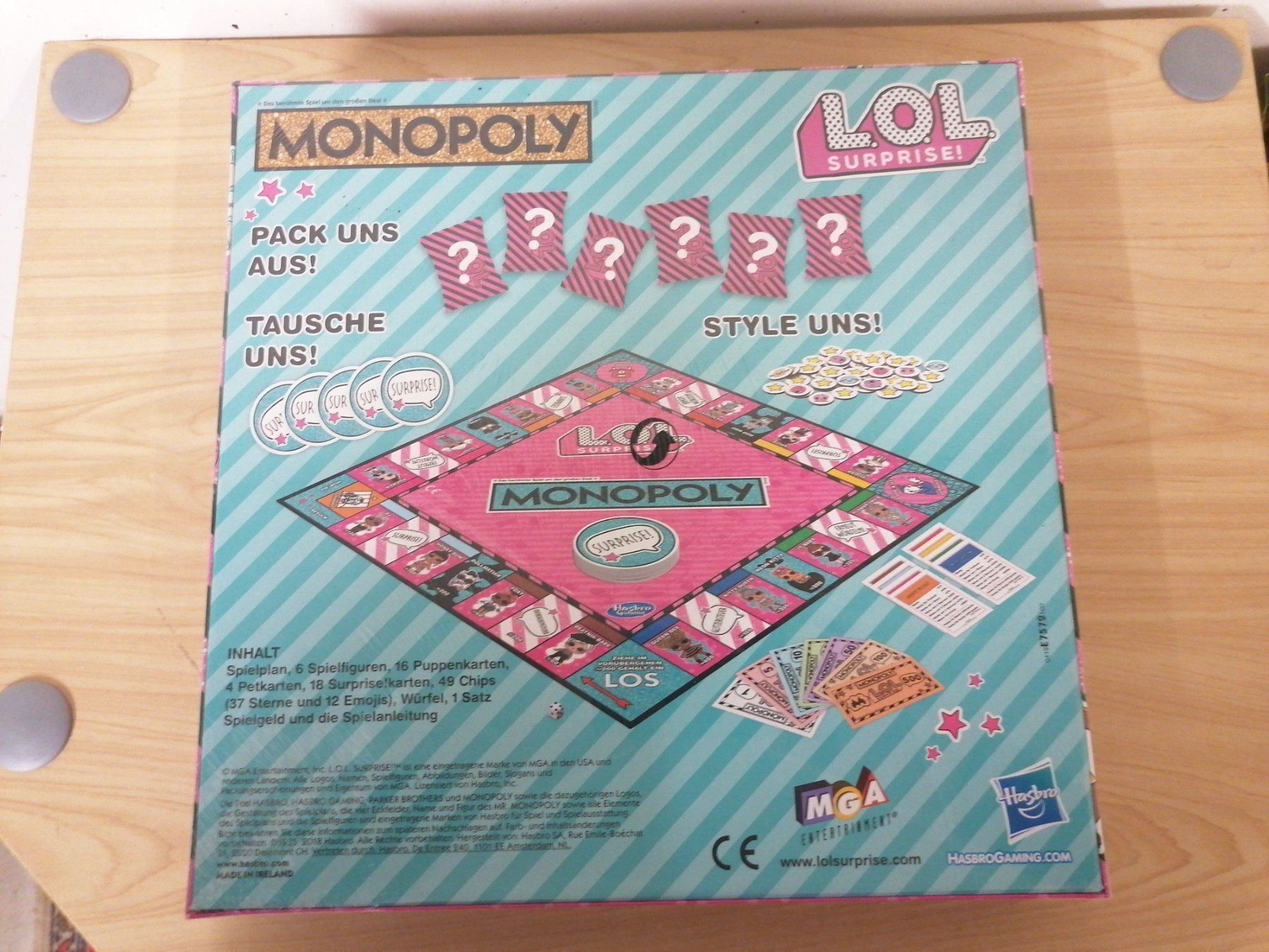 Spiele: Monopoly LOL SURPRISE NP: 35.- – Neu und originalverpackt aus Bäch SZ von Swissy46 1