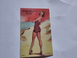 Pinup-Postkarte USA, 1945