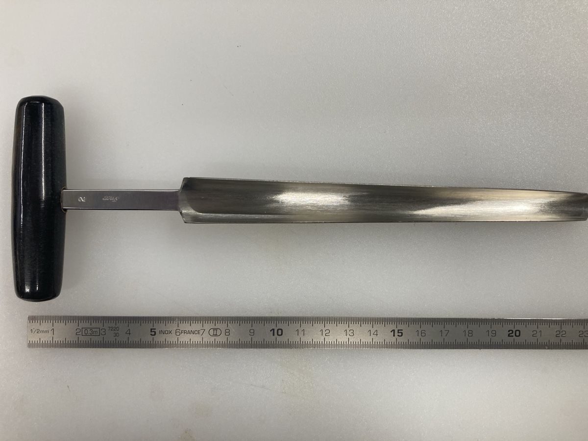 Coltelli tascabile: Käsebohrer / Messer antik, mit Horngriff – Nuovo e nell'imballaggio originale da Krauchthal venduto da colligio