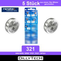 Renata 321 SR616SW Knopfzellenbatterie - 5 Stk.