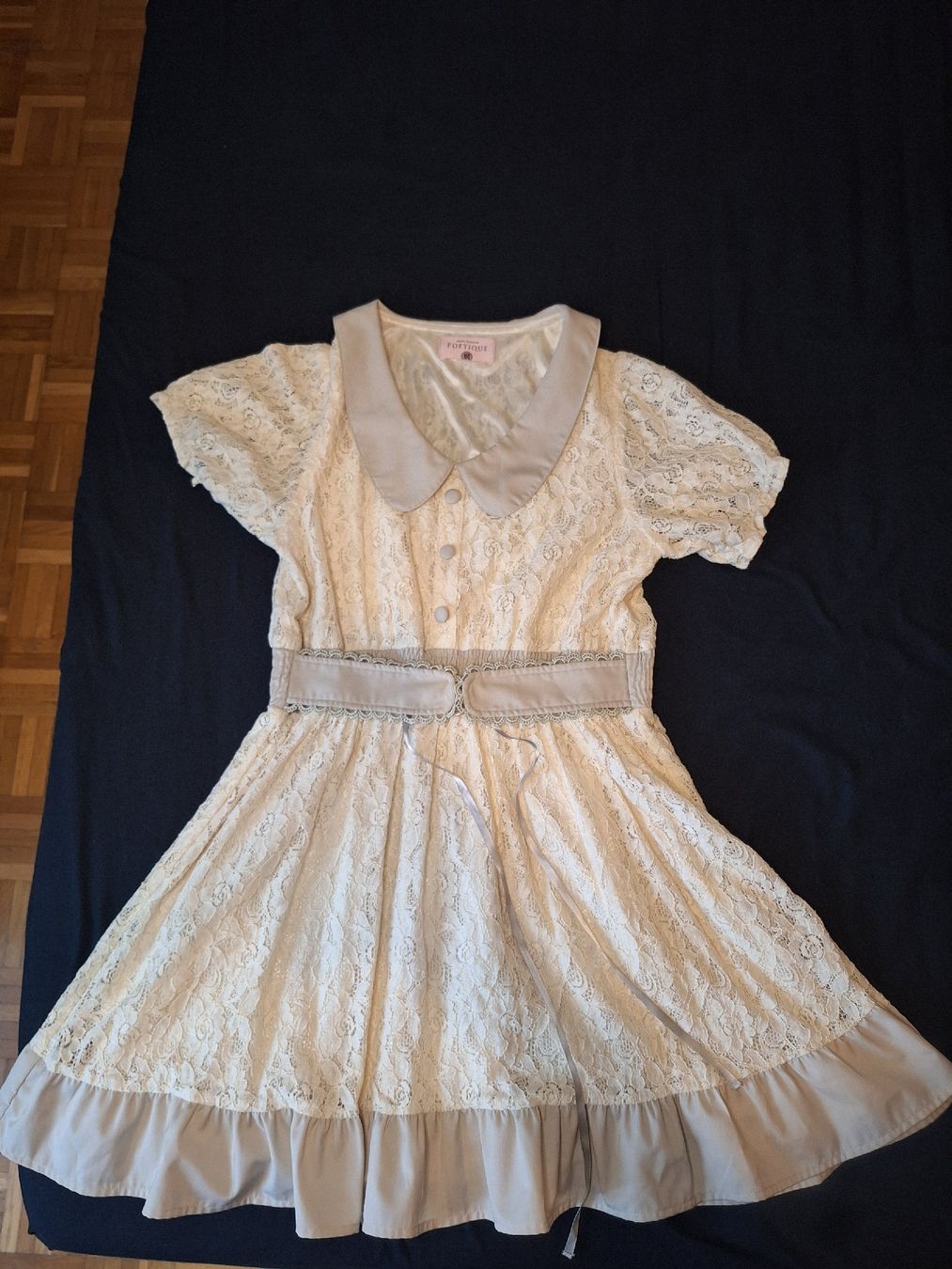 Kleider: Süsses Spitzenkleid, Creme, Gr. s, Boho Stil, Festlich – Neu (gemäss Beschreibung) aus Adlikon b.Regensdf von che_xxb9 8
