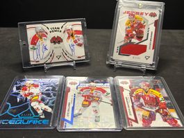 Lot Nummerierte, Autogramm, Jersey Karten des EHC Biel