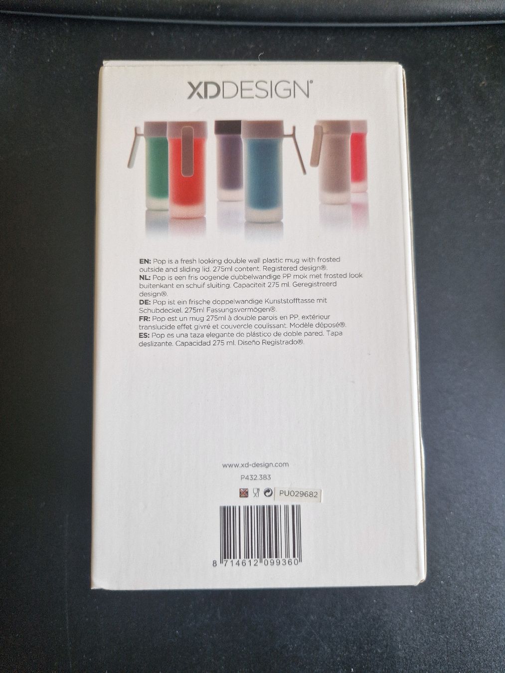 Tazze: XD Design Pop Mug - 275 ml – Nuovo e nell'imballaggio originale da Zürich venduto da Salesmaker 1
