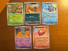 Pokemon Reverse Karten Set (Versand gratis)