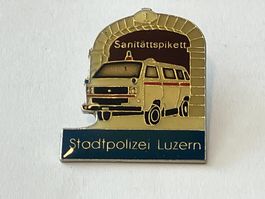 1 Pin Sanitätspikett Stadtpolizei Luzern