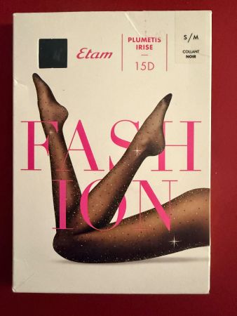ETAM, Strumpfhose FASHION, Grösse S/M, Farbe Schwarz
