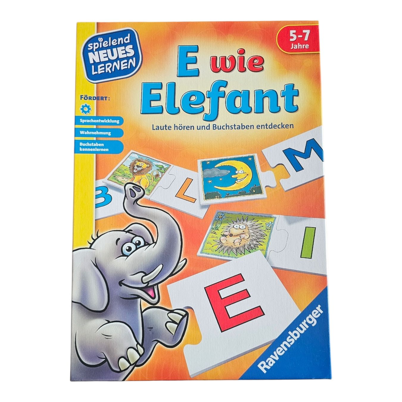 Ravensburger Giochi: Ravensburger Lernspiel "E wie Elefant" – Usato da Langenthal venduto da SecondChanceShop