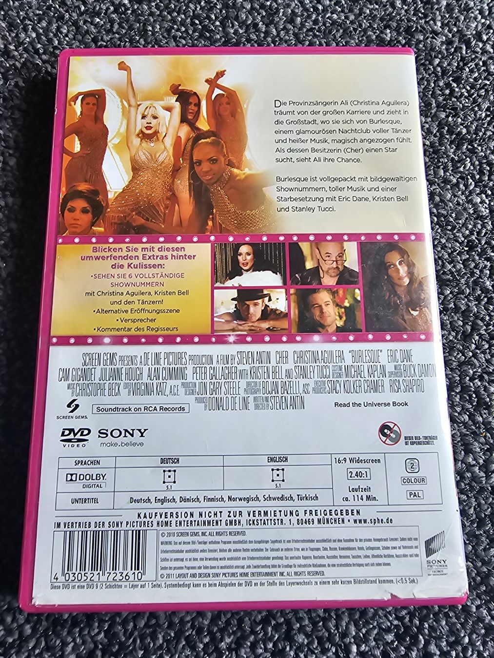 Tutti i DVDs: DVD Burlesque(23043) – Usato da Ruswil venduto da jan_bxl5 1