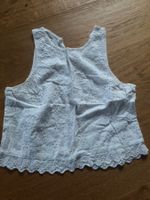 TOP weiss mit Stickerei XS