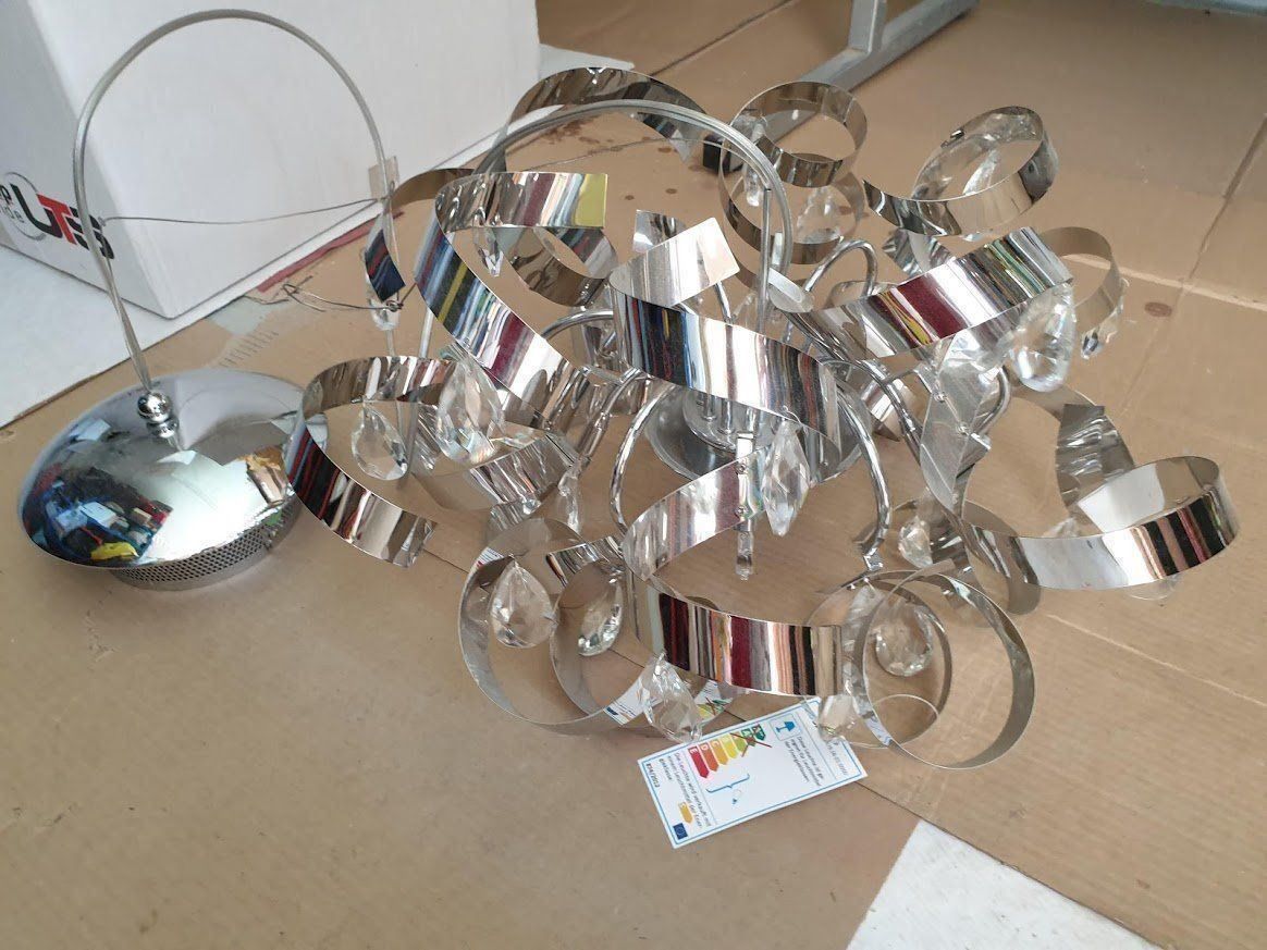 Kronleuchter & Deckenlampen: Lampe Kronleuchter m.Glaskristallen, neu – Neu (gemäss Beschreibung) aus Bolligen von sweet_volcano