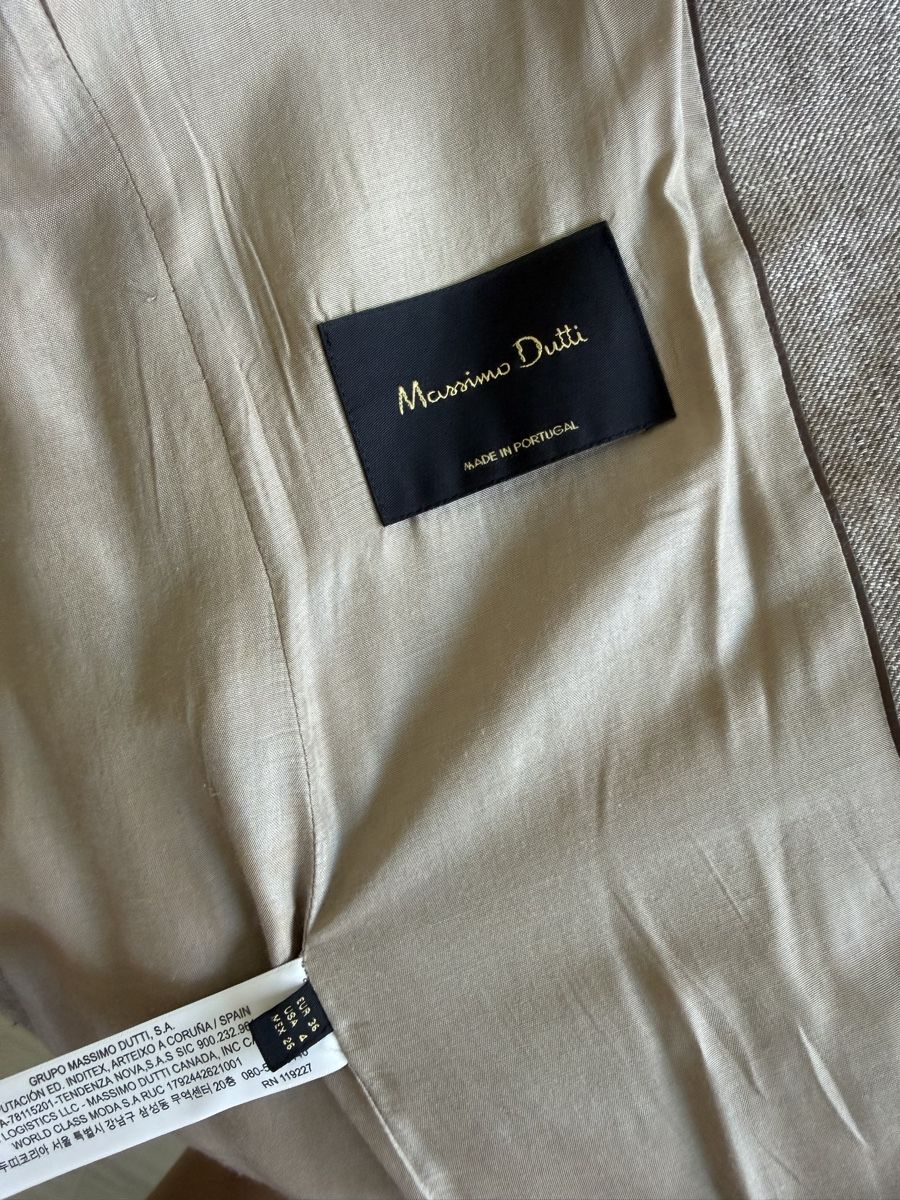 Massimo Dutti Anzüge & Kostüme: Massimo Dutti Blazer Pants Set Beige Size 36 – Gebraucht aus Genève von nba_l98n 7