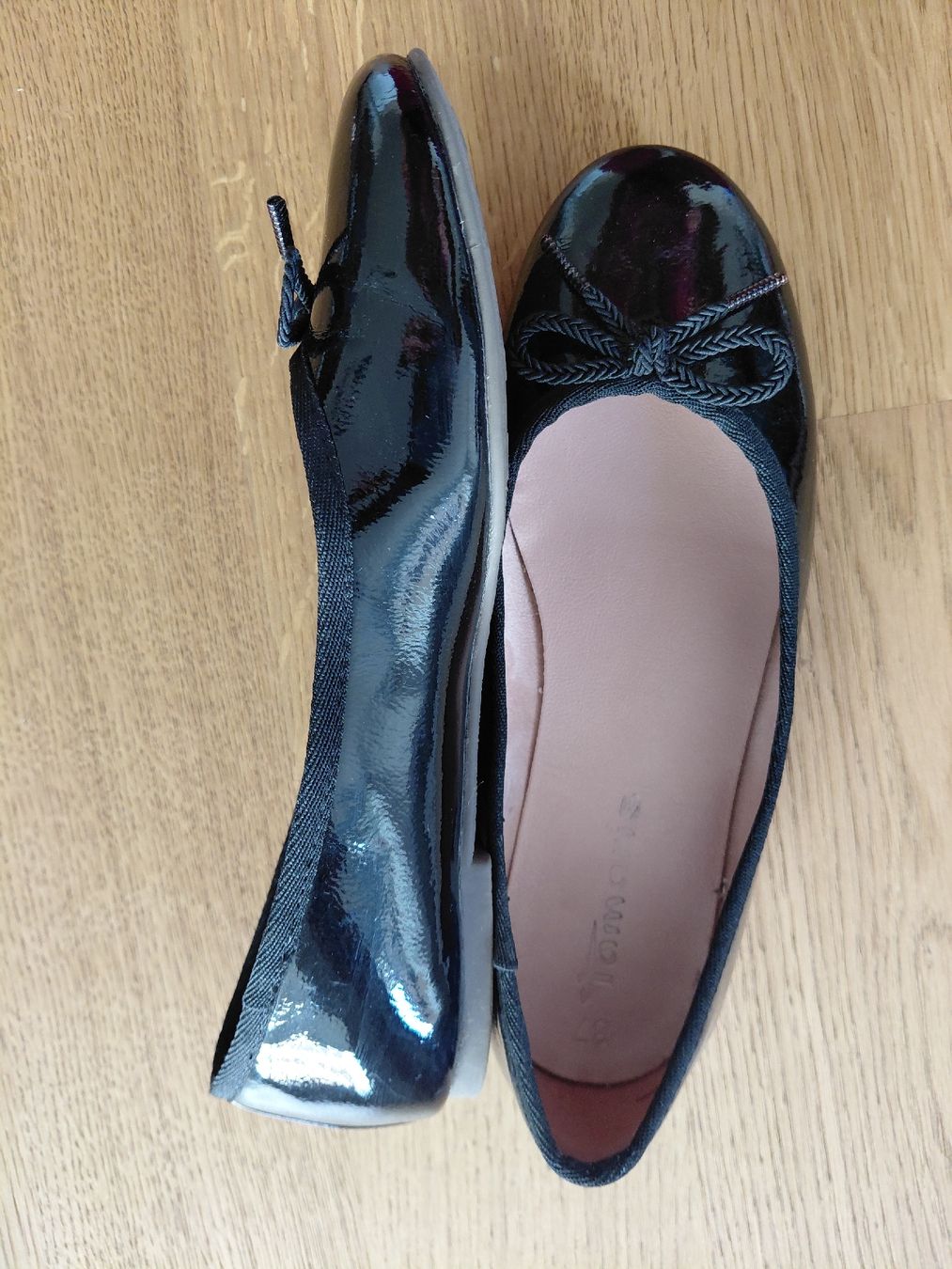 Tamaris Damenschuhe: Tamaris Ballerinas Lack schwarz  – Neu (gemäss Beschreibung) aus Geuensee von sonnenstunden 2