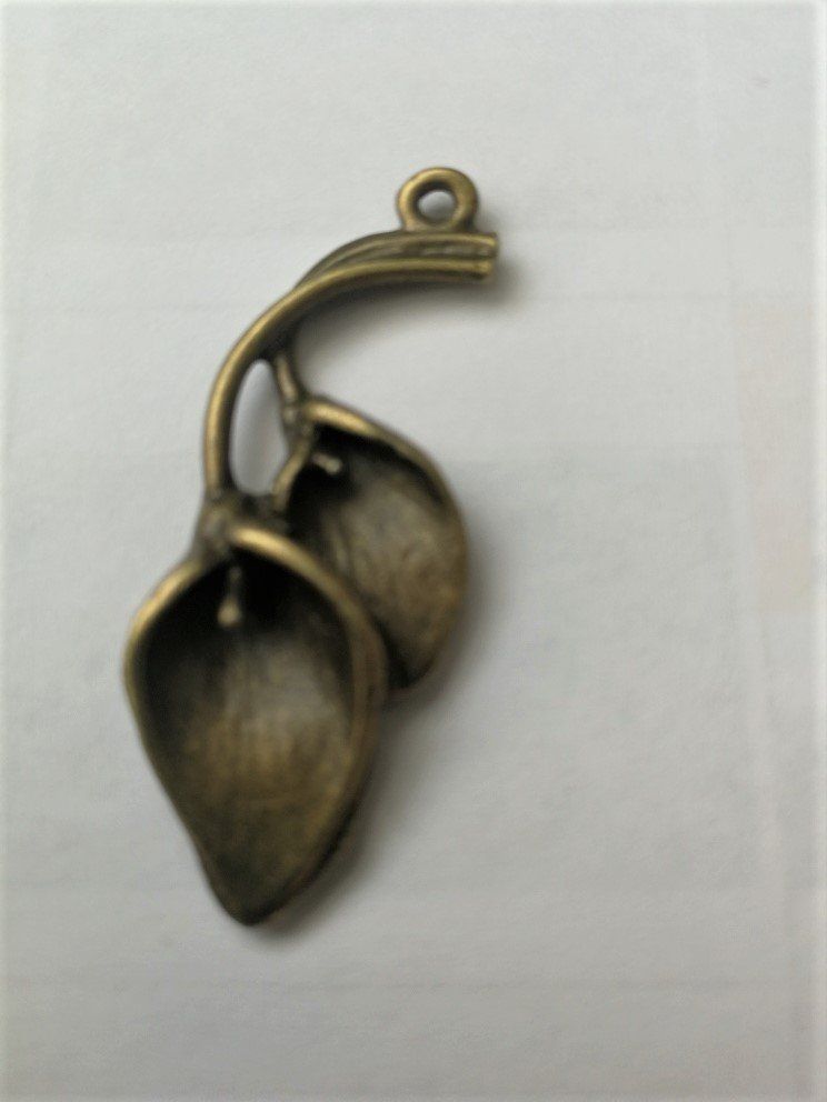 Ciondoli: Anhänger Blättchen bronze   40x15mm – Nuovo (secondo la descrizione) da Alpnachstad venduto da perlengaby 1