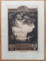 Exlibris Georg Broel - Original Radierung 1912