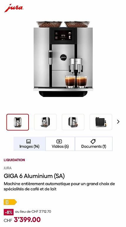 Macchine per caffè & Macchine per espresso: Machine à café Jura – Usato da Epalinges venduto da nanou75