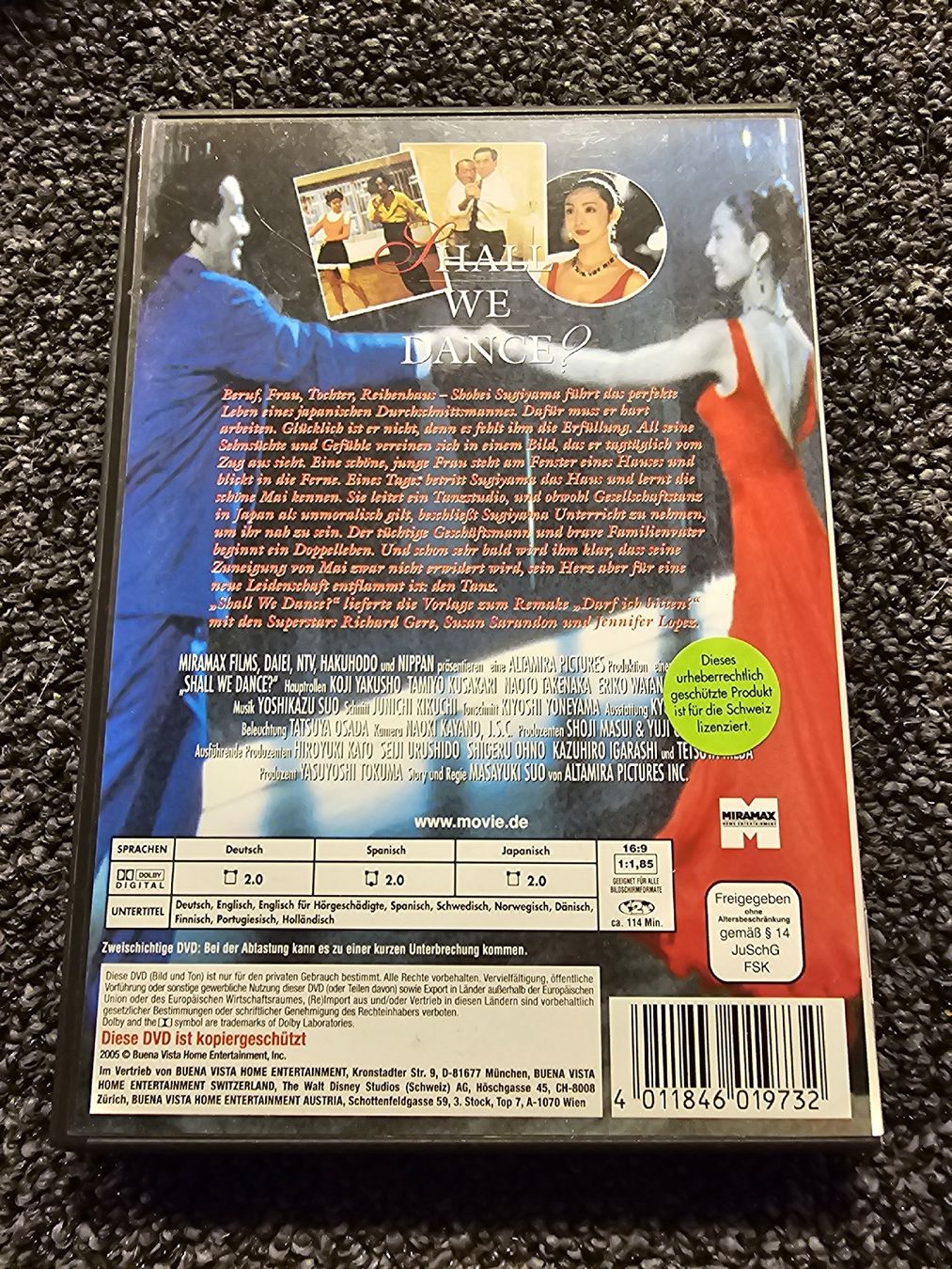 Tutti i DVDs: Shall We Dance? DVD (16374) – Usato da Ruswil venduto da jan_bxl5 1