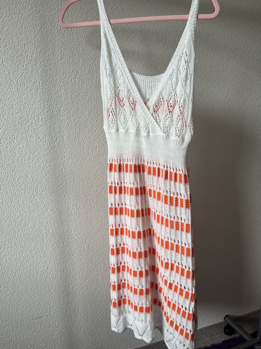 Robes: Sommerkleid weiss Orange – Neuf (Voir description) à Giswil par Mauritius9026