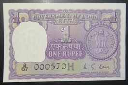 Banknote Indien, 1 Rupee 1975