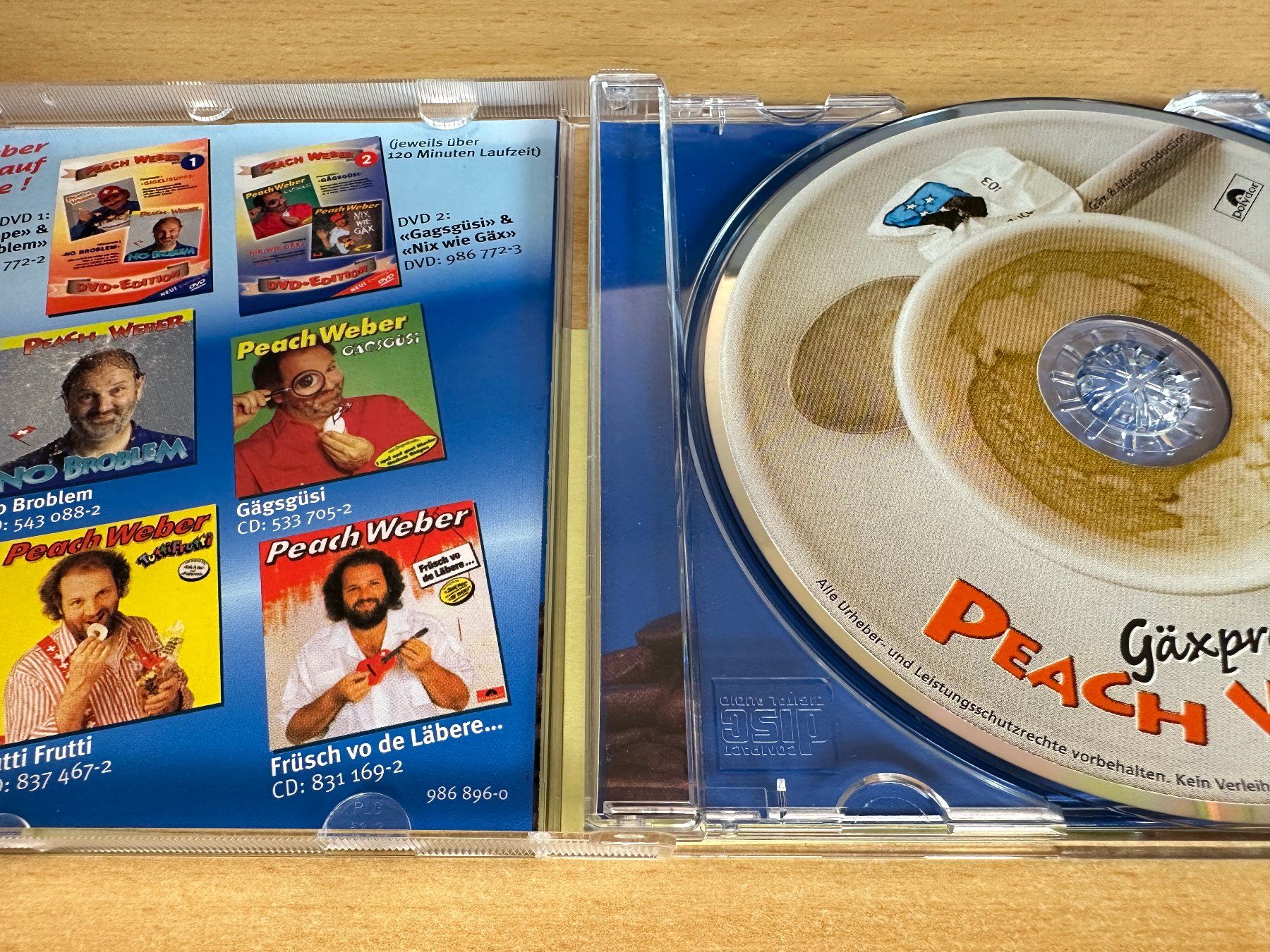 CD: Peach Weber – Gäxpresso – Usato da Rikon im Tösstal venduto da Alpenmutz 2