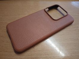 Xiaomi 14 Mag Safe Hülle Case Cover Leder BRAUN
