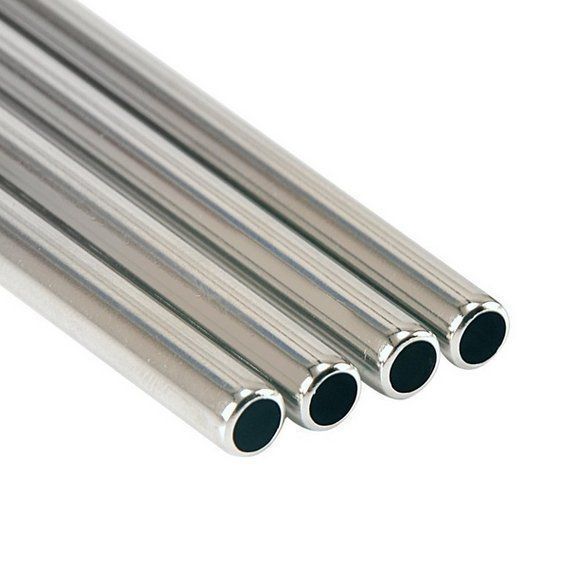 Set di piatti: Trinkhalm / Röhrli aus Metall gebogen – Nuovo e nell'imballaggio originale da Walenstadt venduto da emynmuil1 1