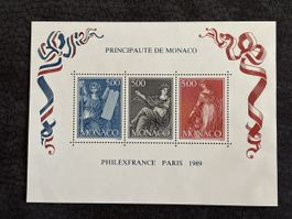 Timbre Monaco Philexfrance Paris 1989 - Superbe état