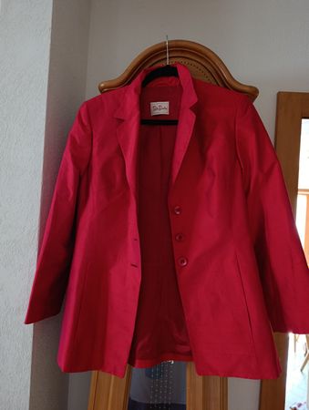veste blazer en soie rouge, Betty Barclay t36