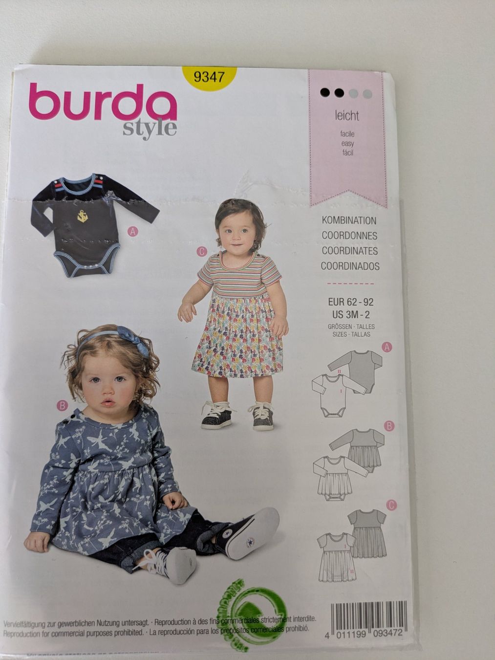 Schnittmuster: Schnittmuster: Burda 9347 – Gebraucht aus Bern von macsandra