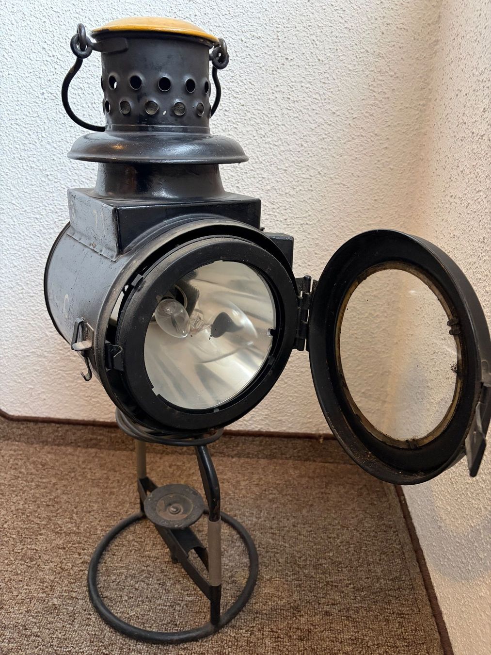 Lampade: Alte OSMEKA Eisenbahnlaterne - Nostalgie pur! – Usato da Uetendorf venduto da Superaebi 5