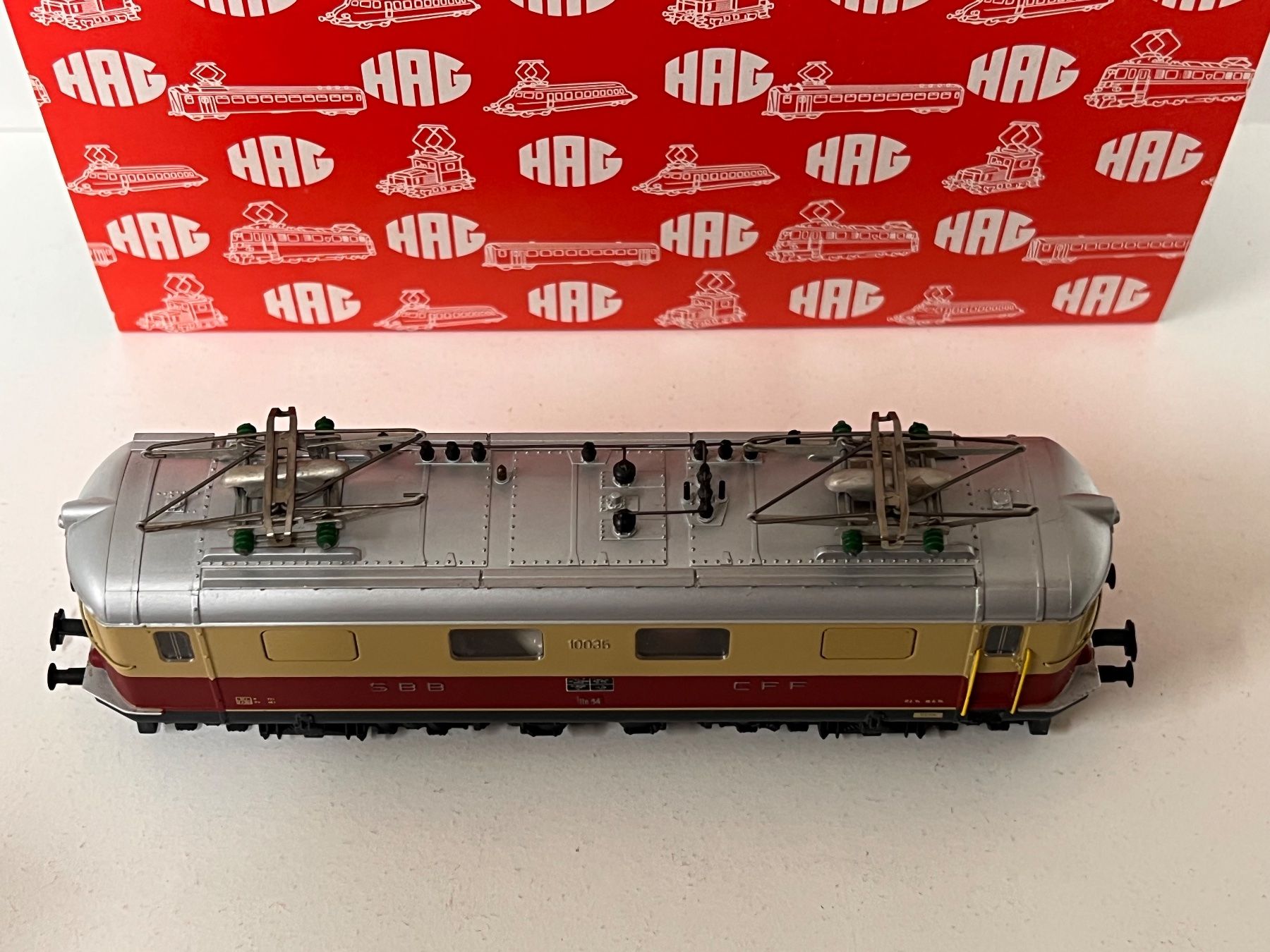 Hag Modellini di ferrovie: Hag Nr. 231 Re 4/4 TEE DC Analog H0 – Usato da Geroldswil venduto da TopTrain54 4
