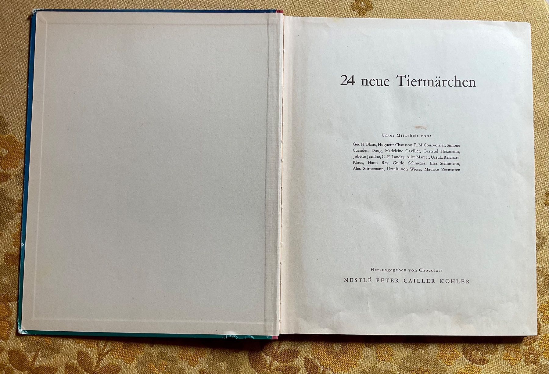 Livres: 24 neue Tiermärchen von 1953 ? – D'occasion à Endingen par nathan05 2