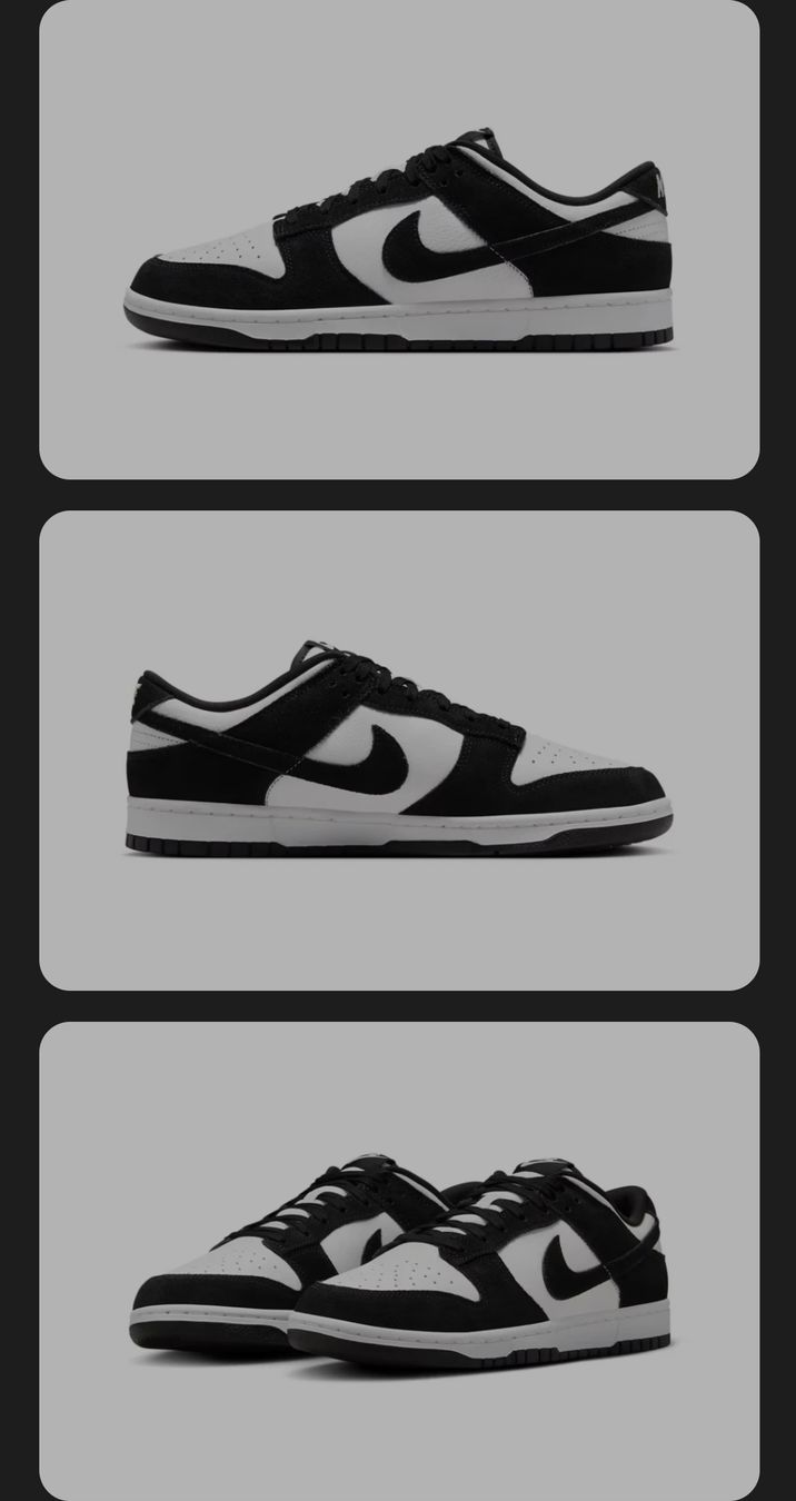 Nike Scarpe da uomo: NEU: Nike Dunk Low Suede Panda, US M-9.5 – Nuovo e nell'imballaggio originale da Meilen venduto da sdisecli 4