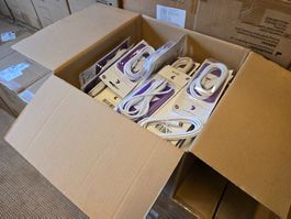 Posten neuer Limaro Sat Kabel 2,5m in weis ab 1.-