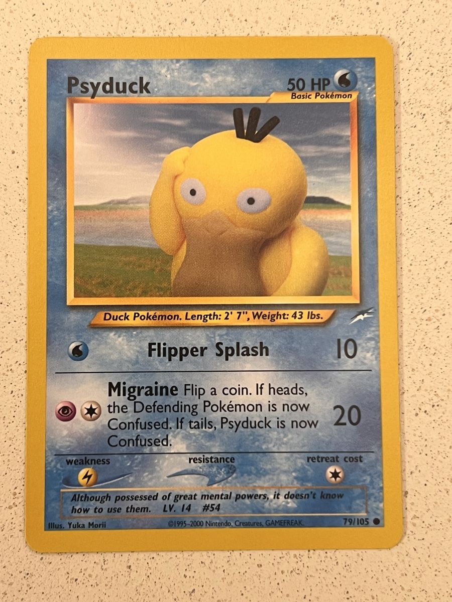 Pokémon Carte collezionabili: Yuka Morii Psyduck #79 – Nuovo (secondo la descrizione) da Zollikon venduto da inf_l5jd