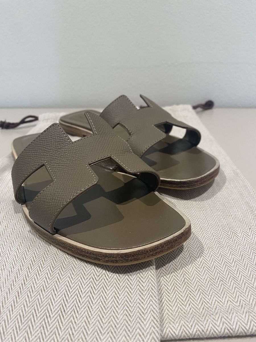Hermès Scarpe da donna: Hermes Oran 38.5 Etoupe Fullset – Usato da Zürich venduto da love444ever 5
