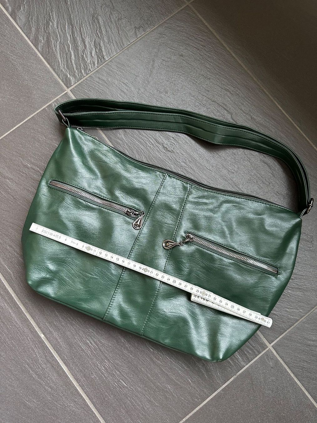 Borse da donna: Handtasche in Petrolgrün – Usato da Küsnacht ZH venduto da Dasdoo 2
