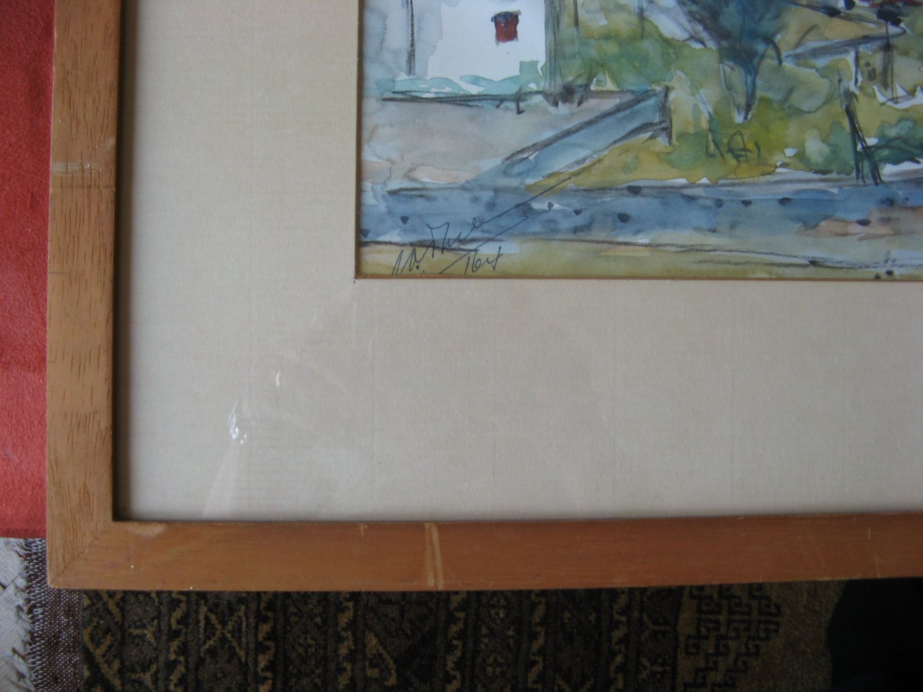 Foto & Immagini: Bild Aquarell 66,5 x 53 – Usato da Zürich venduto da apil 5