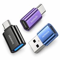 Toocki Adapter-Set, 3 Stück – USB-A;   USB-C;   Micro-USB