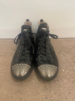 Miu Miu Hightop Sneakers Lack Gr. 39 Nieten Schuhe