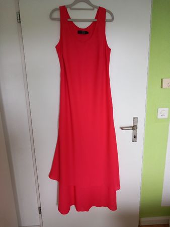 Sommerliches rotes Abendkleid Gr 44, wie neu, einmal getrage