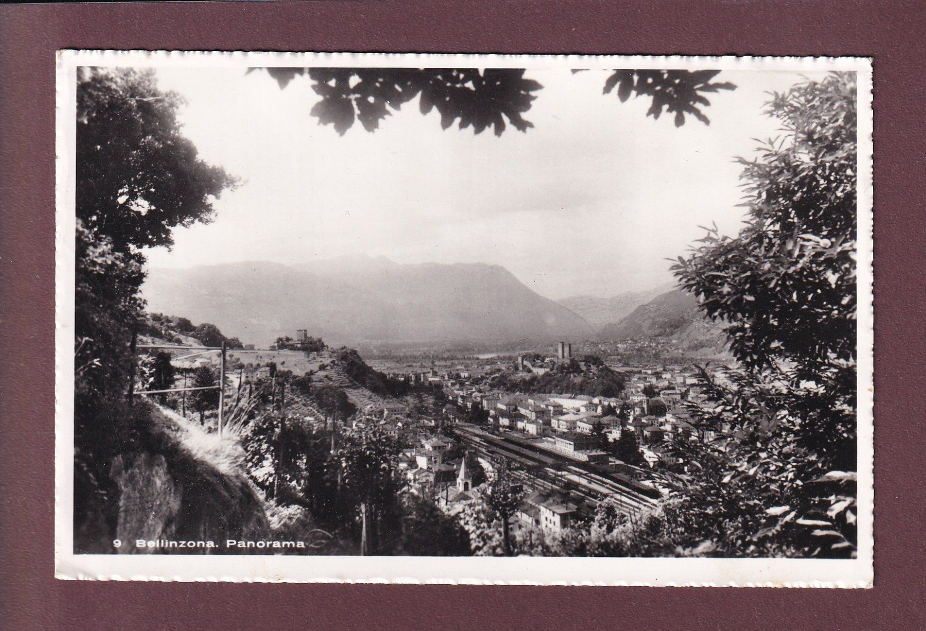 Cartoline postali: BELLINZONA - Stazione - 1962 – Usato da Pully venduto da nicecards