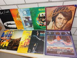 10 Schallplatten Konvolut Rock Pop Jazz gebraucht