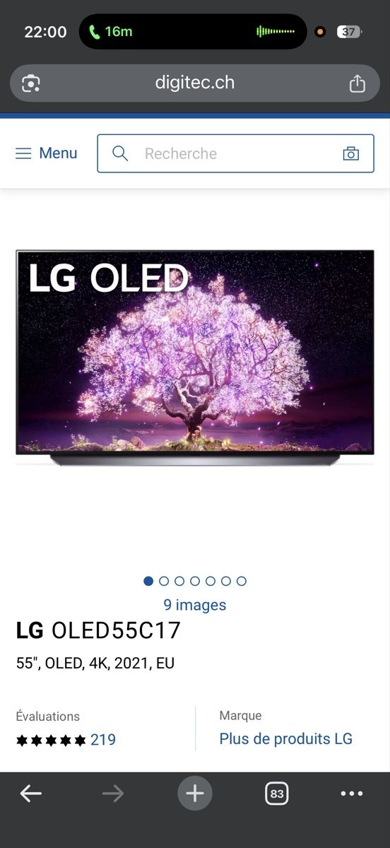 Televisori: LG OLED 4K 2021 – Nuovo (secondo la descrizione) da Biel/Bienne venduto da Swnpt 1