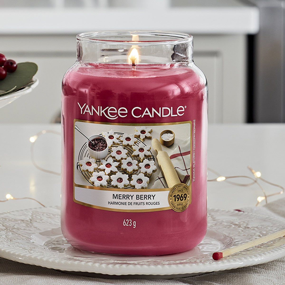 Yankee Candle Kerzen: Yankee Candle Merry Berry lageJar – Neu und originalverpackt aus Langwiesen von rtWebshop 1