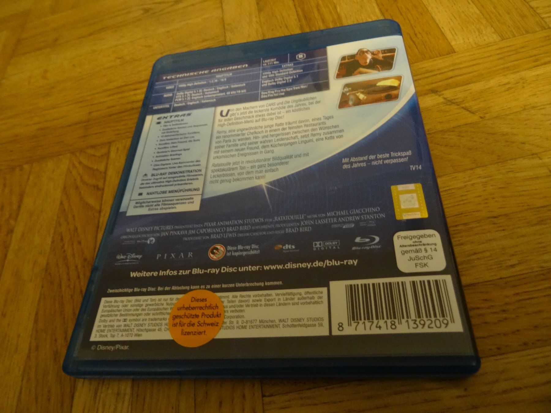 Alle DVDs: Ratatouille BLU-RAY – Gebraucht aus Olten von  2