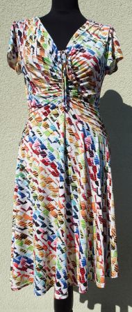 Kleid Egerie Paris bunt Gr T3 38 Romy