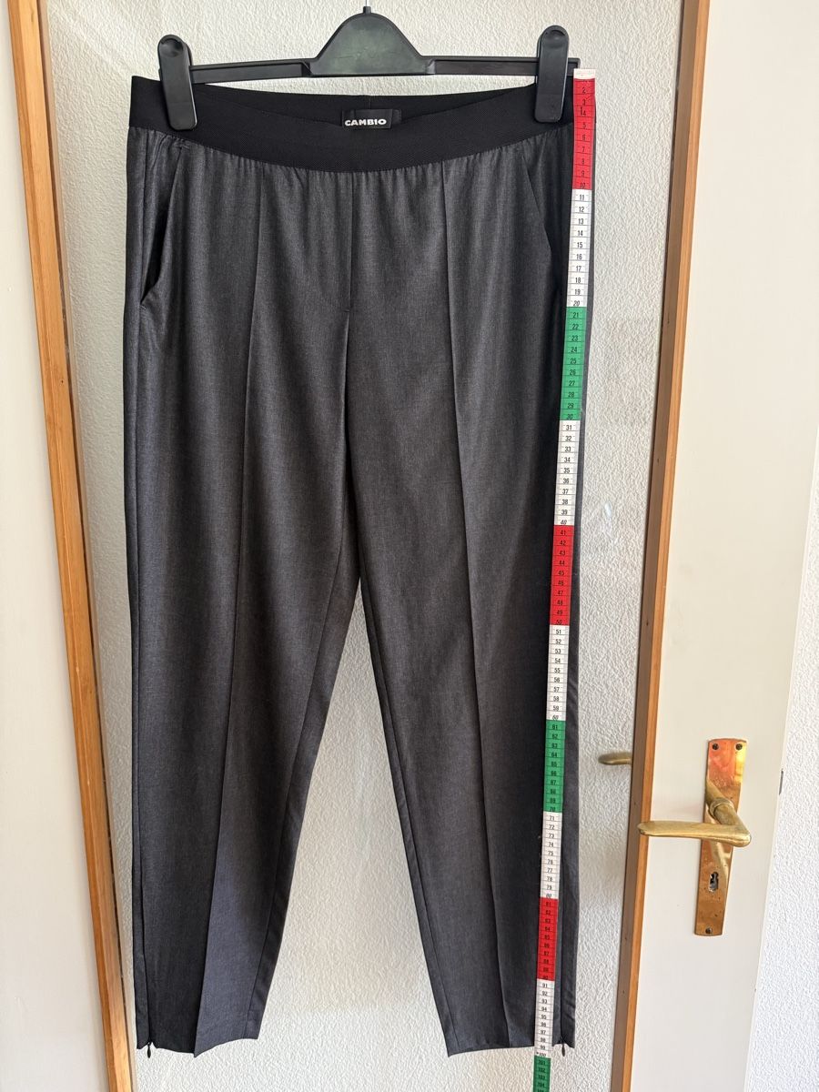 Cambio Pantaloni: Hose Cambio anthrazit, Wolle Gr. 36 – Usato da Zollikon venduto da brownbear1 1