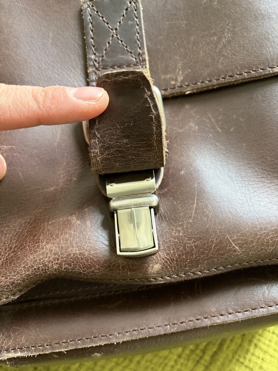 Taschen: Herren Ledertasche  – Gebraucht aus Basel von Elsteiner 3