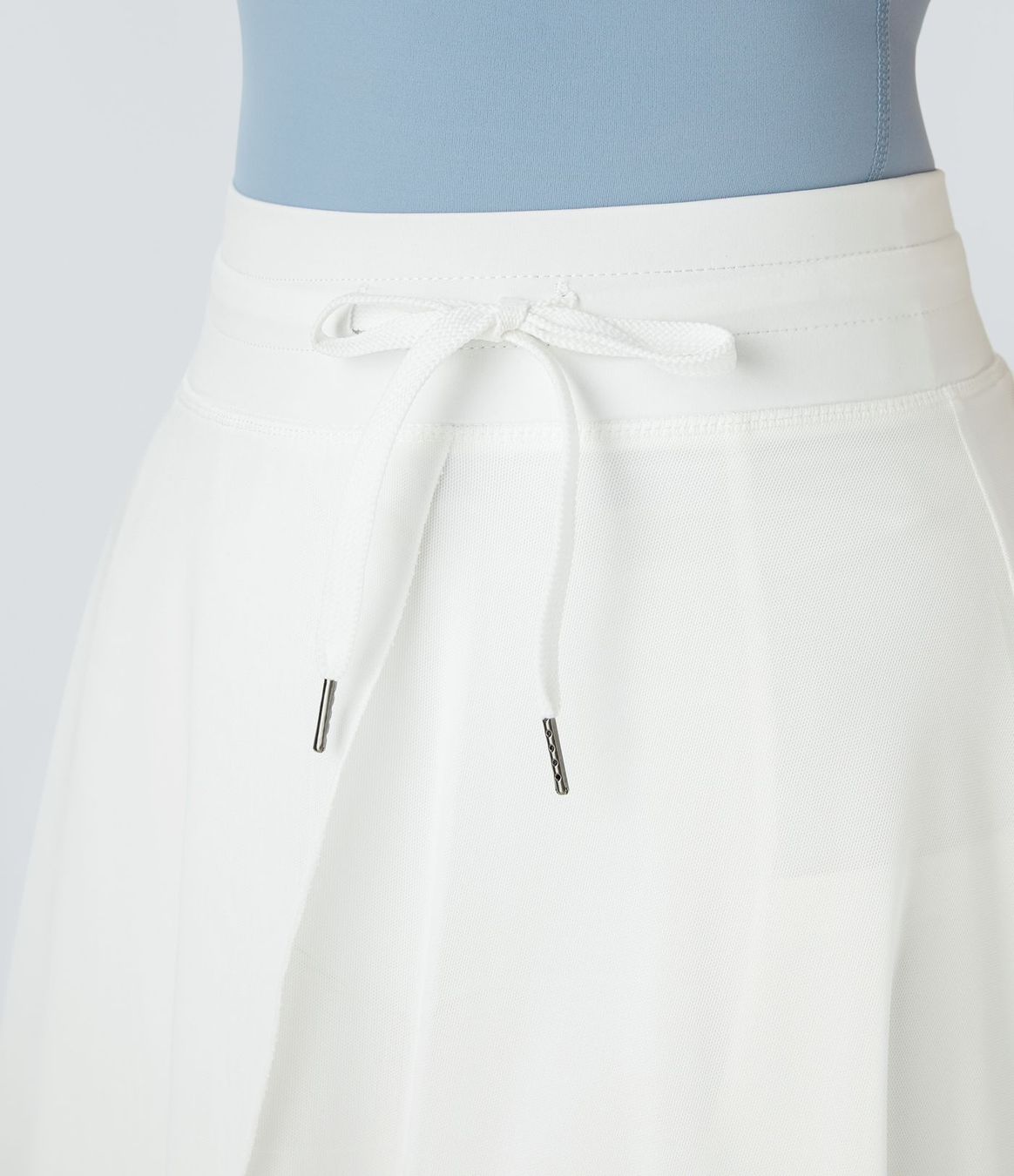 Halara Gonne: Jupe-short à poches blanche - Midi Évasée - Taille Haute – Nuovo e nell'imballaggio originale da Lausanne venduto da So5152 6