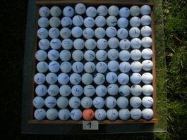 100 Stk. Golfbälle Golf Ball Übungsbälle diverse Marken
